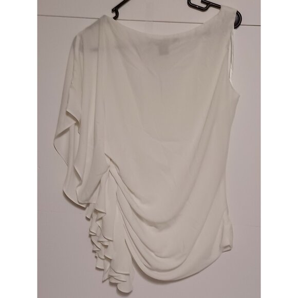 Vintage Love Stitch Blouse Top White Size Medium Style IMPC720 - Picture 4 of 5